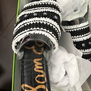 Sam Edelman New in the box black and white sandals